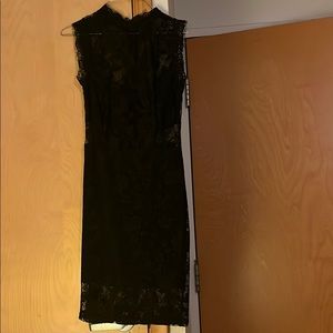 Elegant Black Lace Dress